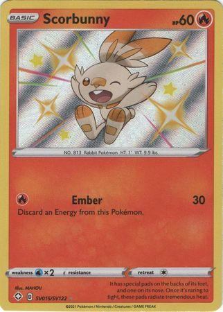 Scorbunny – SV15/SV122 – Shiny Rare