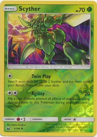 Scyther – 4/168 – Uncommon Reverse Holo