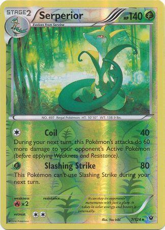 Serperior – 7/124 – Rare Reverse Holo