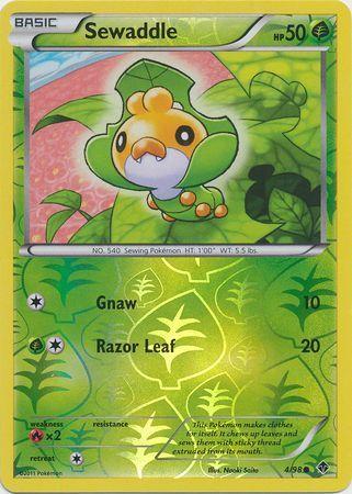 Sewaddle – 4/98 – Common Reverse Holo