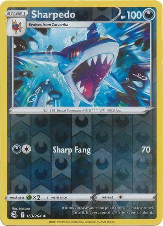 Sharpedo - 163/264 - Uncommon Reverse Holo