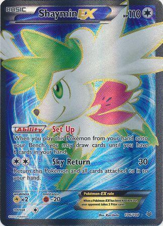Shaymin EX – 106/108 – Full Art Ultra Rare