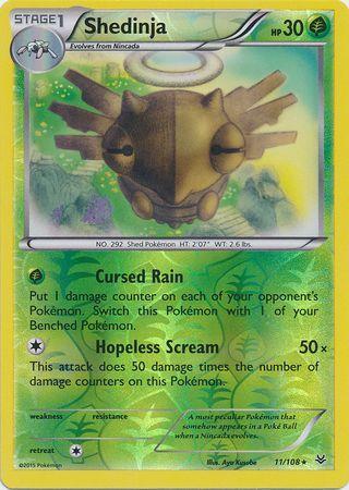 Shedinja – 11/108 – Rare Reverse Holo