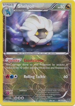 Shelgon – 56/108 – Uncommon Reverse Holo