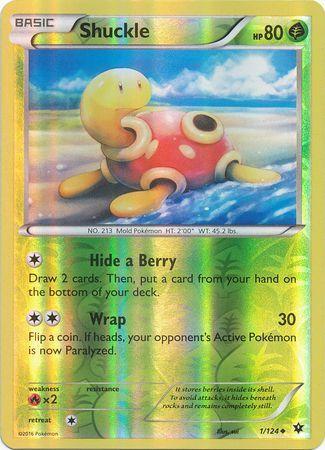 Shuckle – 1/124 – Uncommon Reverse Holo