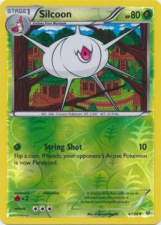 Silcoon – 4/108 – Uncommon Reverse Holo