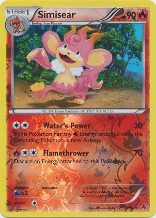 Simisear – 19/98 – Rare Reverse Holo