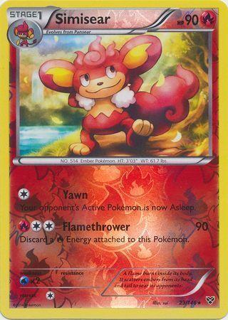 Simisear – 23/146 – Rare Reverse Holo