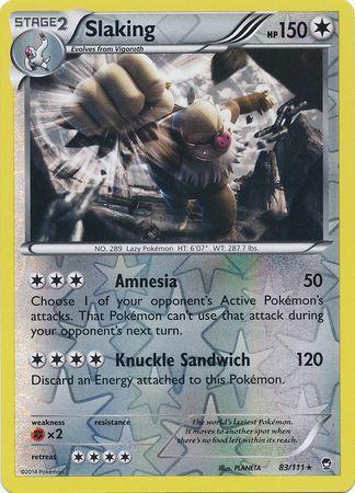 Slaking – 83/111 – Holo Rare Reverse Holo