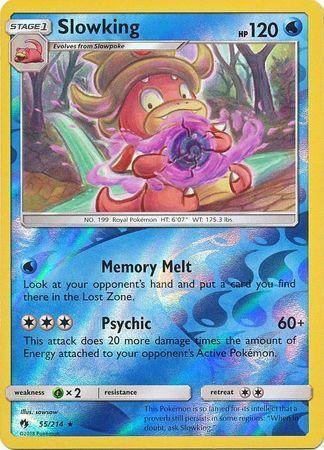 Slowking – 55/214 – Rare Reverse Holo