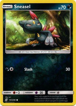 Sneasel - 131/236 - Common Reverse Holo