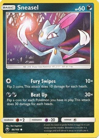 Sneasel - 86/168 - Common