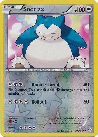 Snorlax – 109/149 – Uncommon Reverse Holo