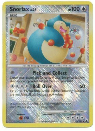 Snorlax – 33/111 – League Promo