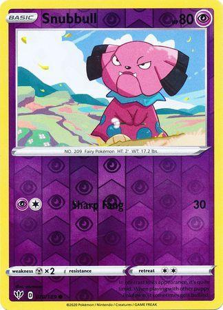 Snubbull - 070/189 - Common Reverse Holo