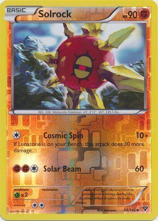 Solrock – 64/146 – Uncommon Reverse Holo