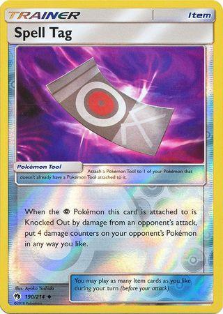 Spell Tag – 190/214 – Uncommon Reverse Holo