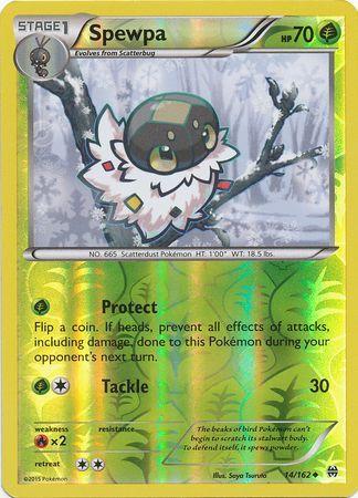 Spewpa – 14/162 – Uncommon Reverse Holo