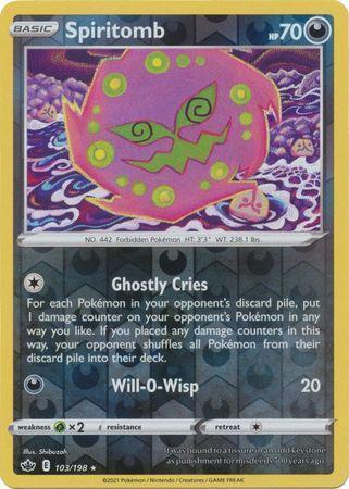 Spiritomb - 103/198 - Rare Reverse Holo