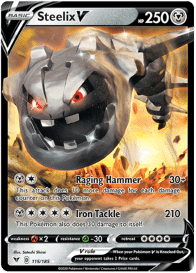 Steelix V – 115/185 – Ultra Rare