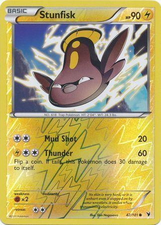 Stunfisk – 42/101 – Common Reverse Holo