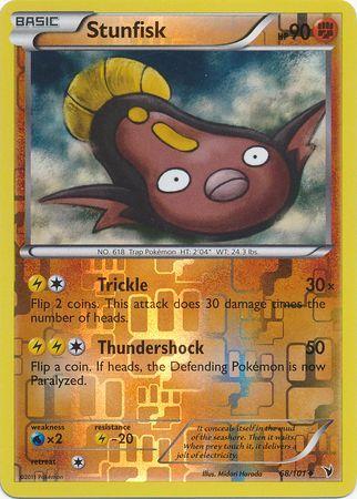 Stunfisk – 68/101 – Uncommon Reverse Holo