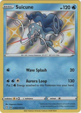 Suicune – SV22/SV122 – Shiny Rare