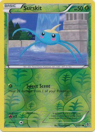 Surskit - 1/101 - Common Reverse Holo