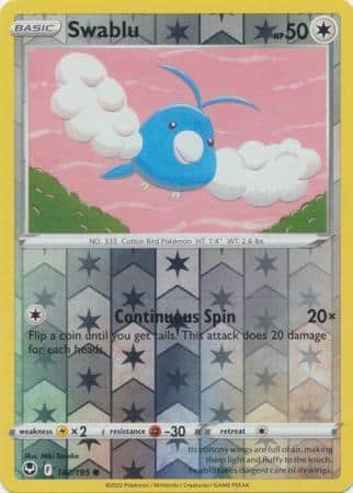 Swablu - 142/195 - Common Reverse Holo