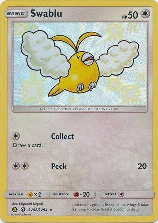 Swablu – SV42/SV94 – Shiny Rare