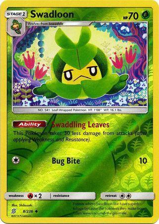 Swadloon – 8/236 – Uncommon Reverse Holo