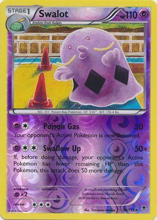 Swalot – 38/119 – Rare Reverse Holo