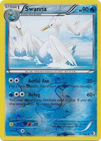 Swanna – 43/149 – Uncommon Reverse Holo