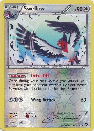 Swellow – 103/146 – Rare Reverse Holo