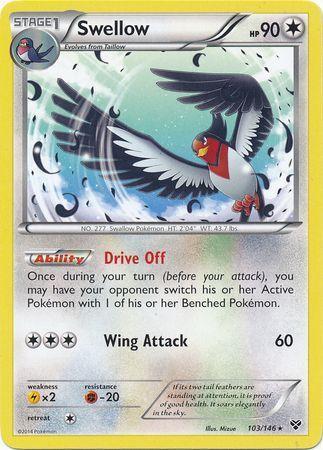 Swellow – 103/146 – Rare
