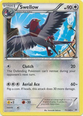 Swellow – 71/108 – Rare