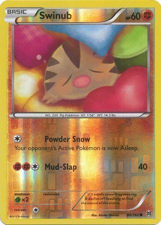 Swinub – 80/162 – Common Reverse Holo