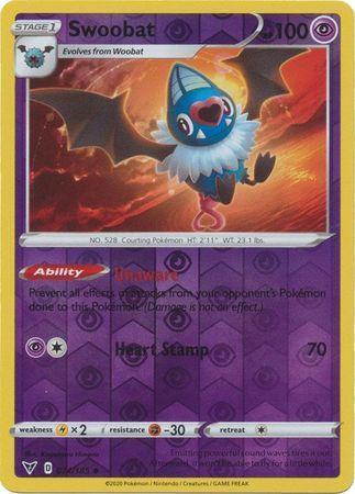Swoobat - 074/185 - Uncommon Reverse Holo