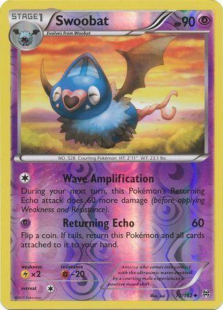 Swoobat – 72/162 – Uncommon Reverse Holo