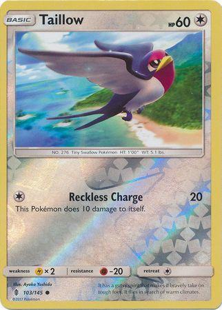 Taillow – 103/145 – Common Reverse Holo
