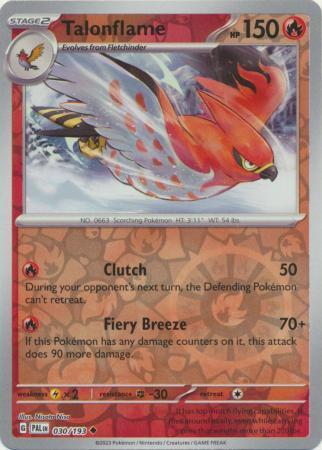 Talonflame - 030/193 - Uncommon Reverse Holo