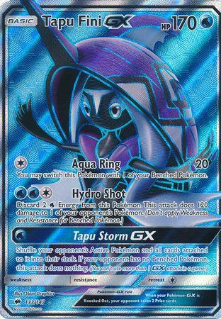 Tapu Fini GX – 133/147 – Full Art Ultra Rare