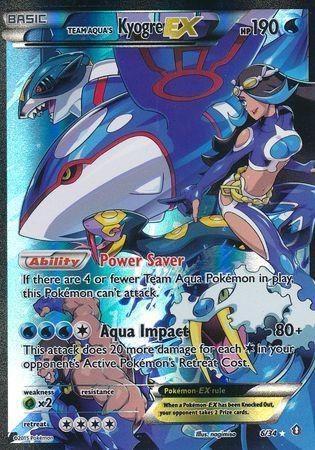 Team Aqua’s Kyogre EX – 6/34 – Full Art Ultra Rare