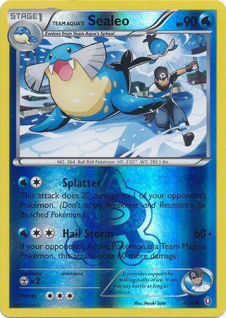Team Aqua’s Sealeo – 4/34 – Common Reverse Holo