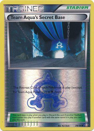 Team Aqua’s Secret Base – 28/34 – Uncommon Reverse Holo