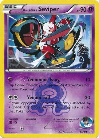 Team Aqua’s Seviper – 9/34 – Common