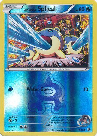 Team Aqua’s Spheal – 3/34 – Common Reverse Holo