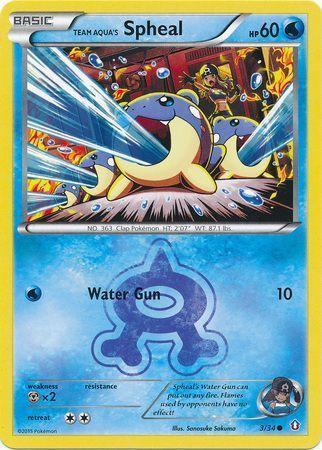 Team Aqua’s Spheal – 3/34 – Common