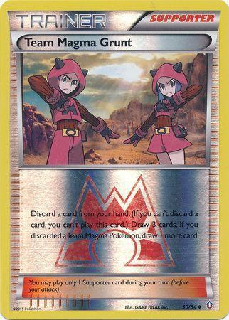 Team Magma Grunt – 30/34 – Uncommon Reverse Holo