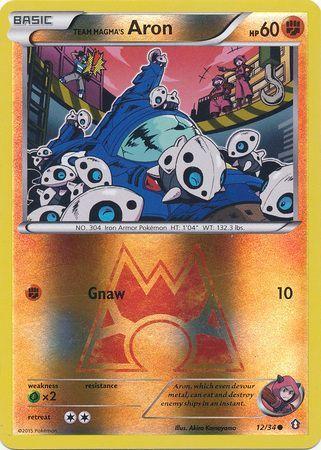 Team Magma’s Aron – 12/34 – Common Reverse Holo
